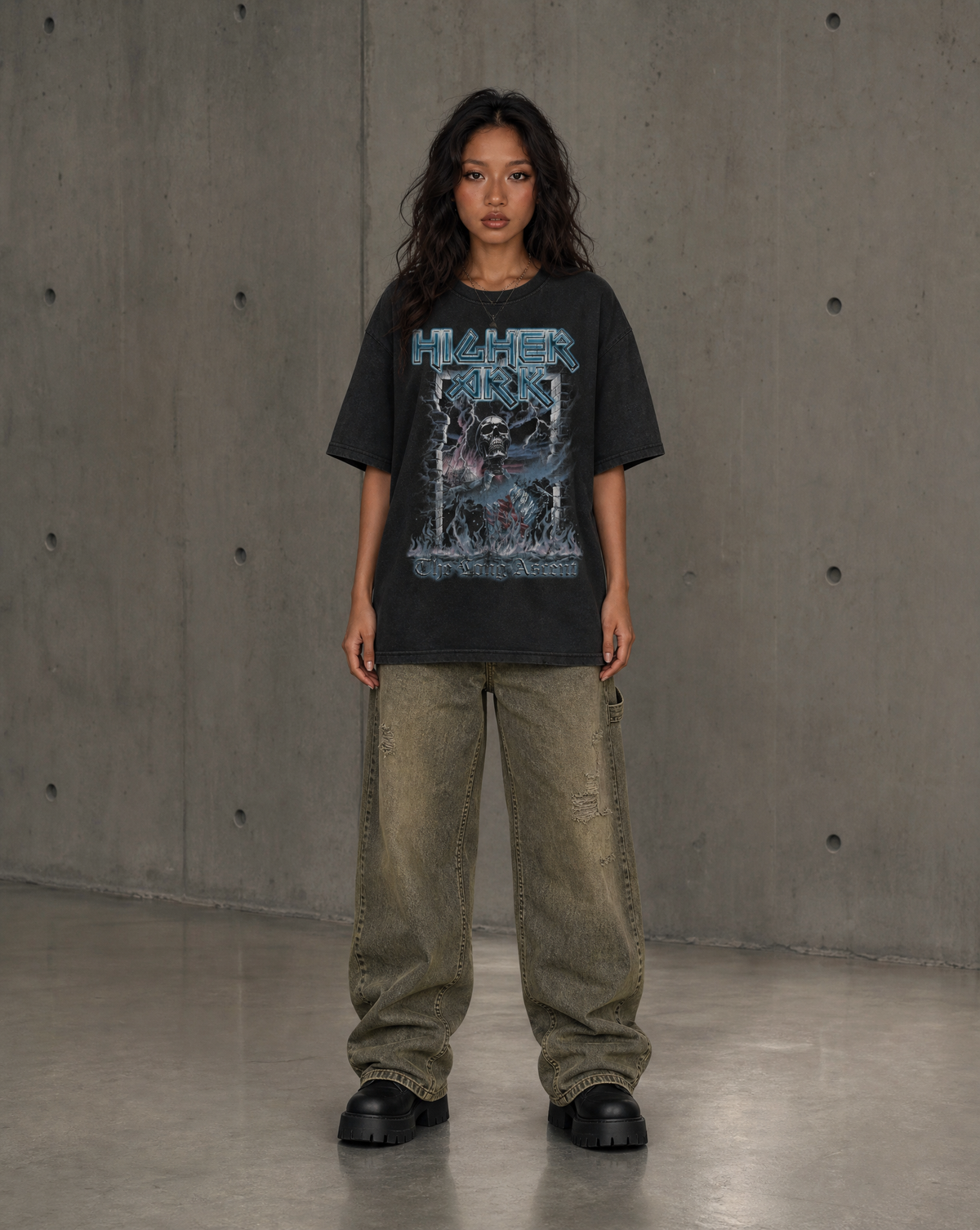 Purgatory vintage washed graphic tee product image by The Higher Ark