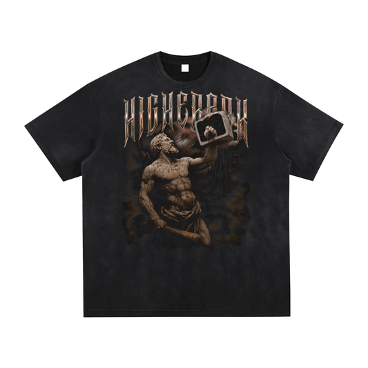 Higher Ark Kill Your Television Vintage Tee Black