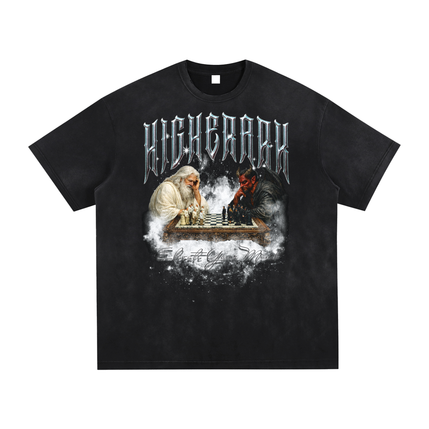 Higher Ark Cosmic Game Vintage Tee Black