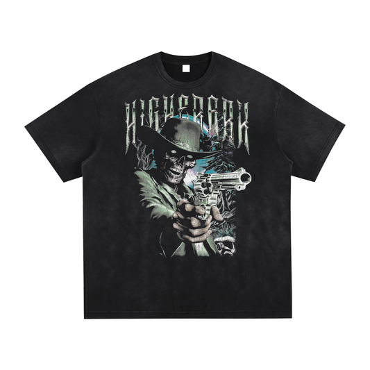 Higher Ark Gun Slinger Vintage Tee Black
