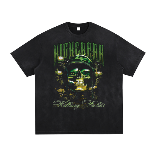 Higher Ark Killing Fields Vintage Tee Black