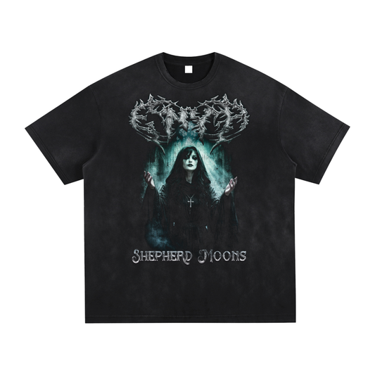 Dark Gothic Enya “Shepard Moons” Parody T-Shirt – Alt Graphic Tee