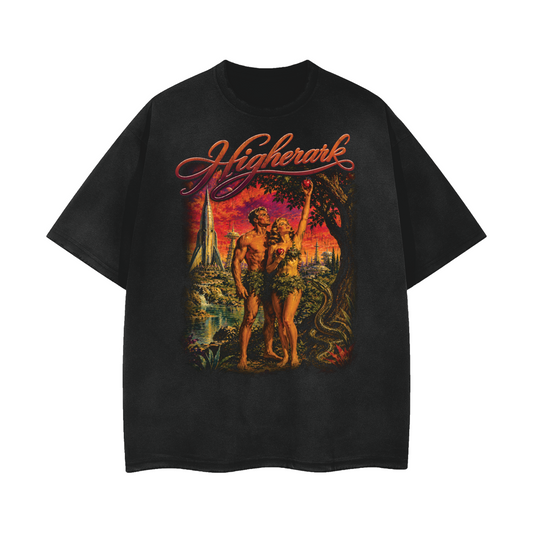 Adam and Eve vintage washed graphic T-shirt by The Higher Ark