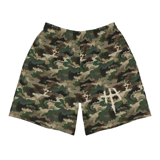 mission camo athletic shorts