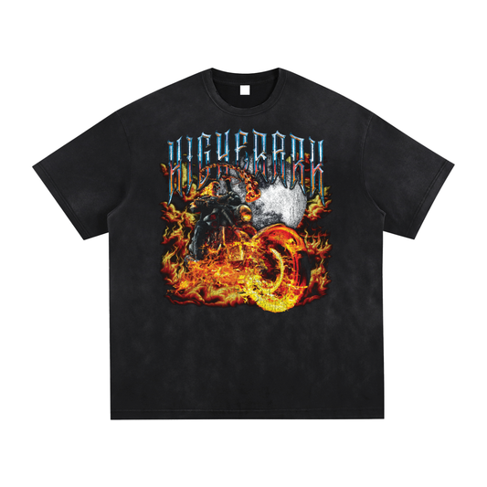 Higher Ark Ghost Rider Vintage Tee Black
