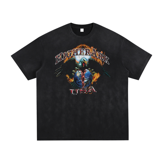 Higher Ark Freedom Vintage Tee Black