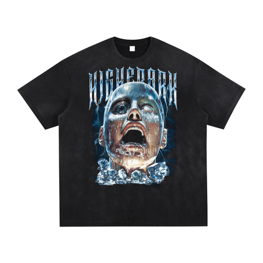 Higher Ark Iced Out Vintage Tee Black