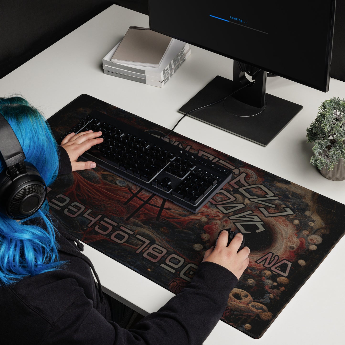 Aurebesh Ouija Board Gaming Mouse Pad (sith edition)