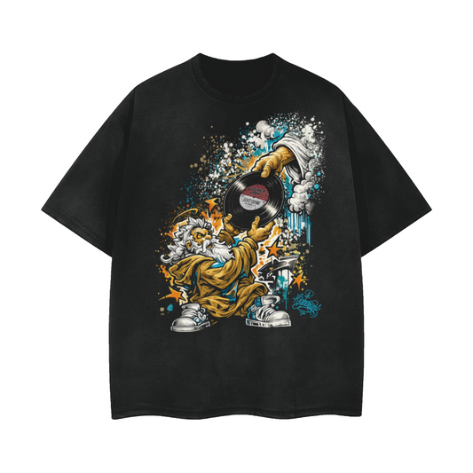 Moses vintage washed graphic T-shirt by The Higher Ark